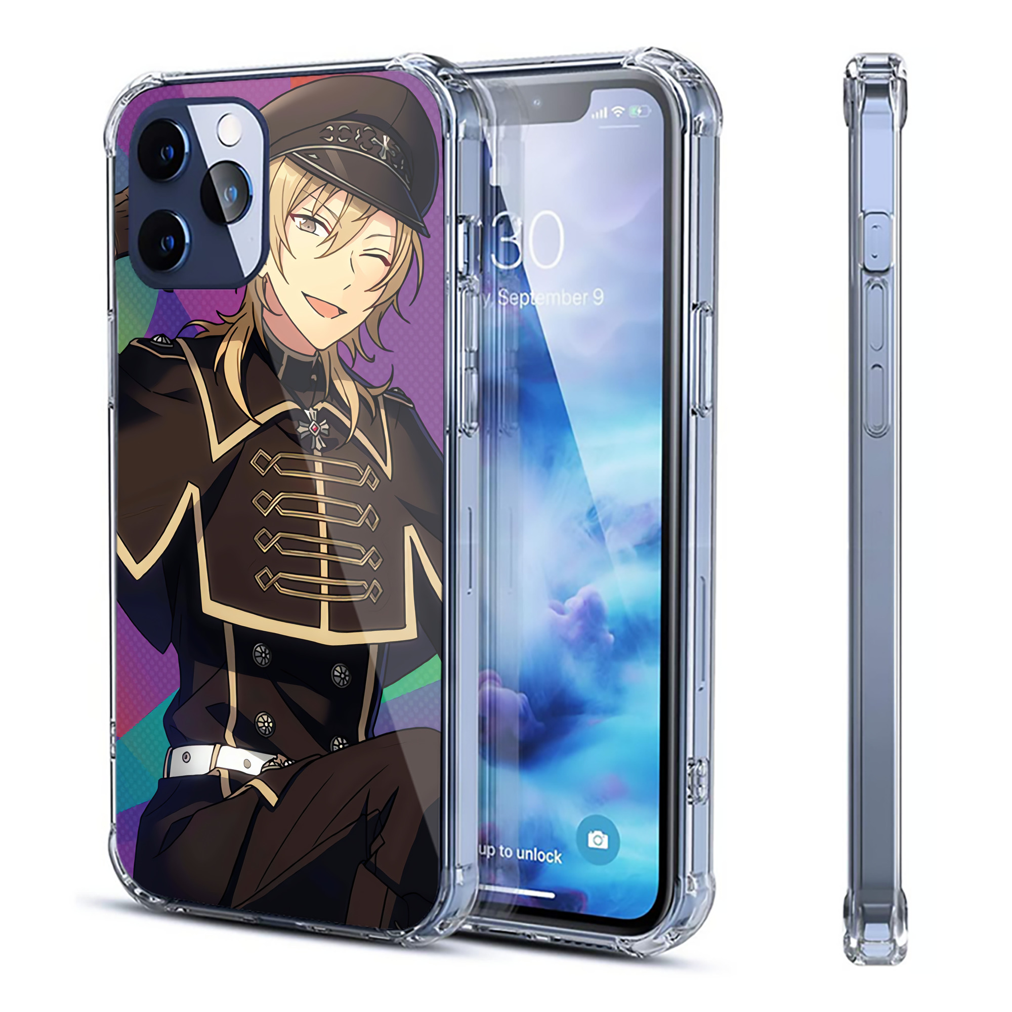 （画像用） あんさんぶるスターズ! Ensemble Stars 【iPhone 12シリーズ対応】透明スマホケース（クリアソフトケース）